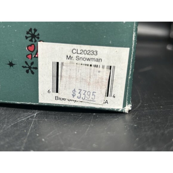 01' BLUE SKY CLAYWORKS Goldminc MR Snowman Christmas - SUPER RARE - Original Box - Picture 14 of 14